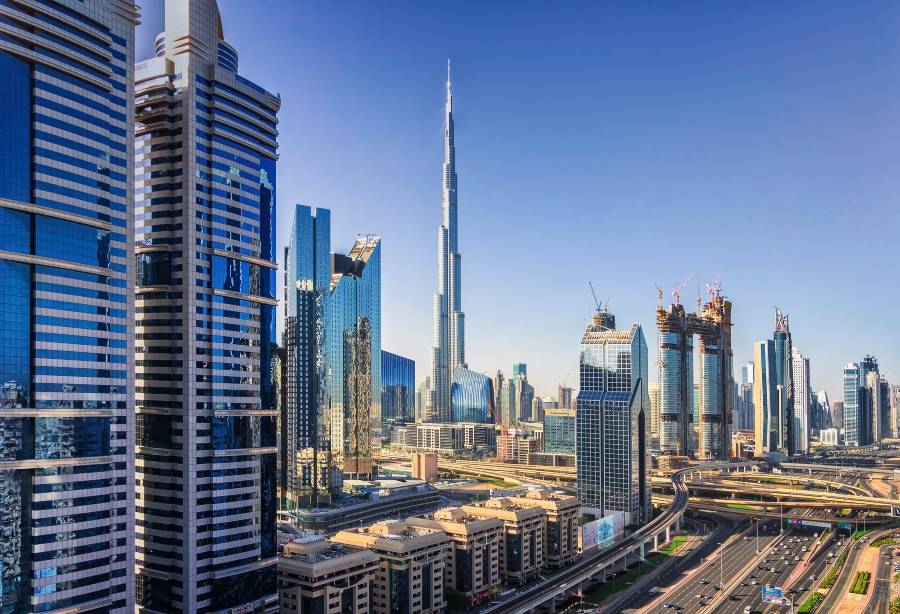 Burj Khalifa Dubai Skyline