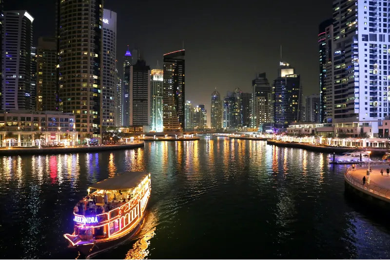 Dubai Dinner Cruise Dubai Marina Boat Party