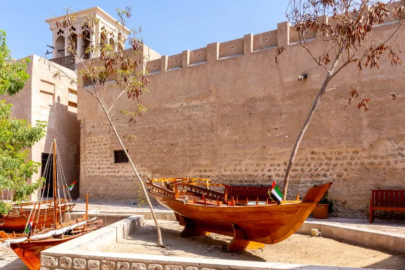 Dubai Museum: Exhibition about Dhows and Traditional Boats