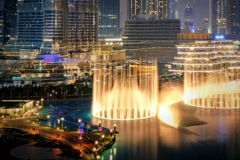 Dubai Fountain Burj Khalifa Dubai Mall