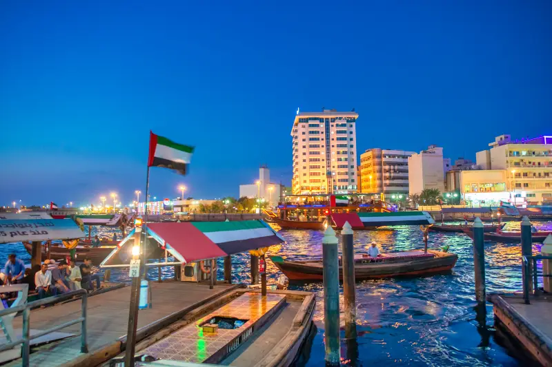 Dubai Abra Station Abra Boat Ride