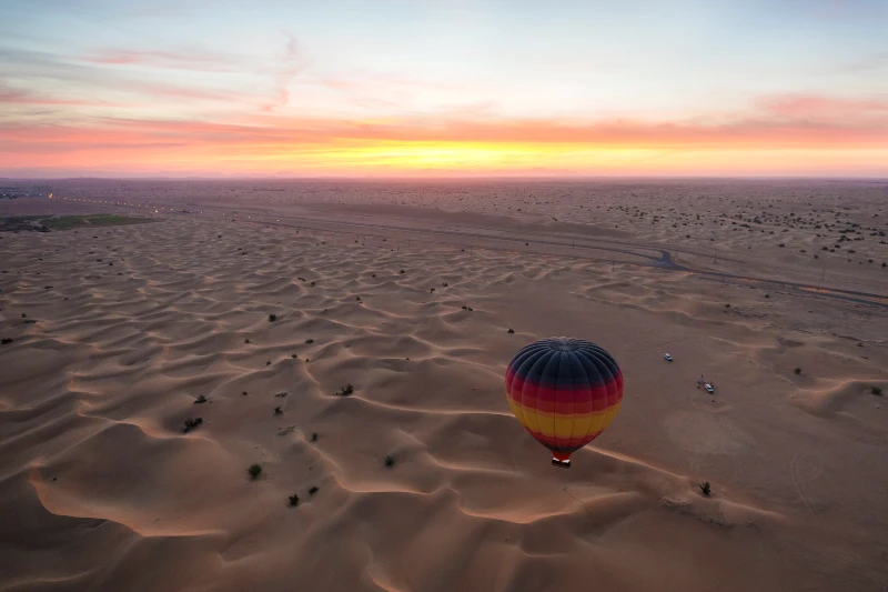 Hot Air Balloon Ride in Dubai Desert